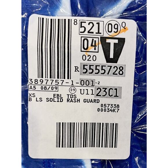 NEW Lands' End Boys Rash Guard Swim‎ Shirt X-Small (4/5) UV 50 Long Sleeve NWT - Picture 7 of 7